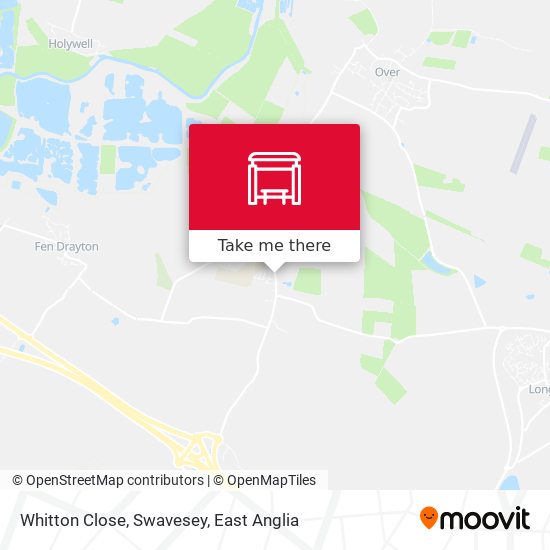 Whitton Close, Swavesey map