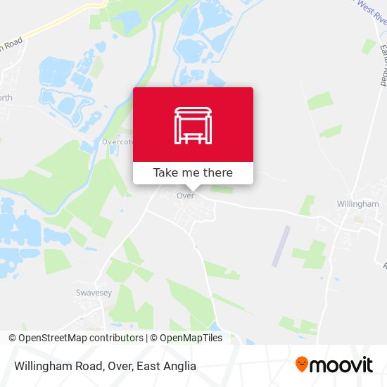 Willingham Road, Over map
