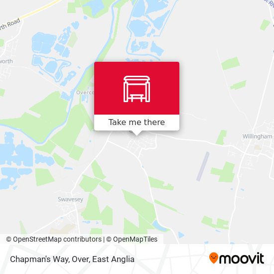 Chapman's Way, Over map