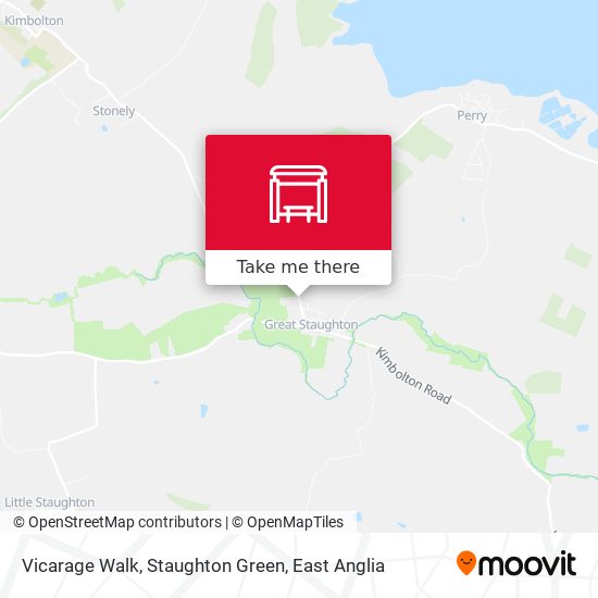 Vicarage Walk, Staughton Green map