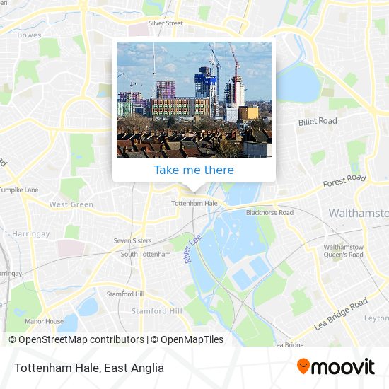 Tottenham Hale map