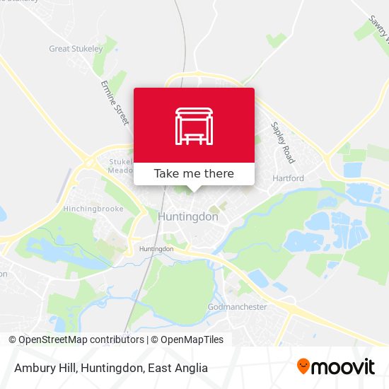 Ambury Hill, Huntingdon map
