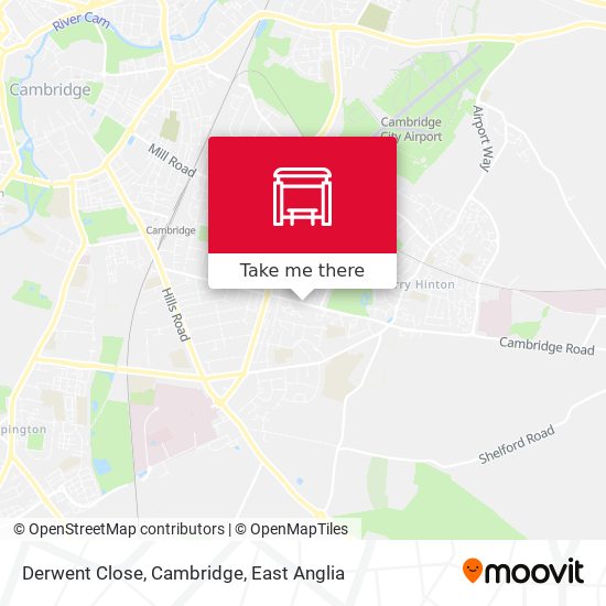 Derwent Close, Cambridge map