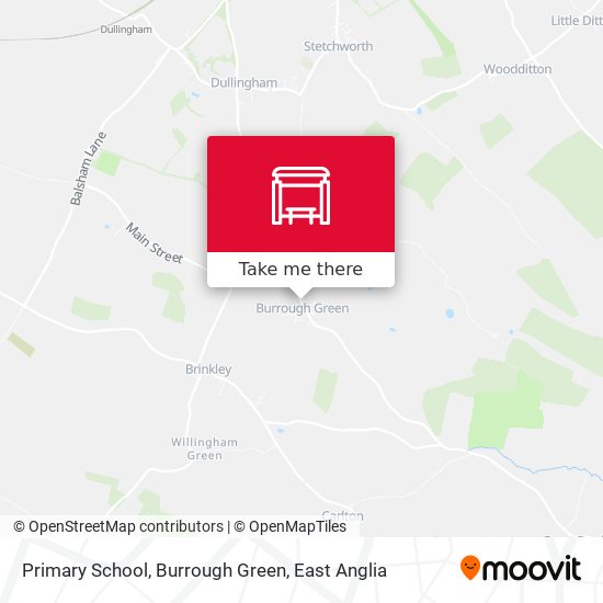 Primary School, Burrough Green map
