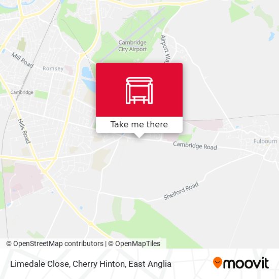 Limedale Close, Cherry Hinton map