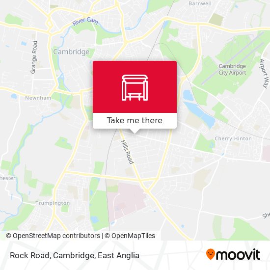 Rock Road, Cambridge map