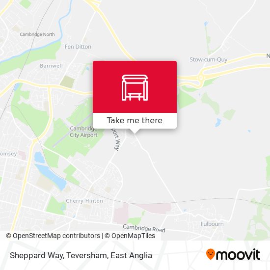 Sheppard Way, Teversham map