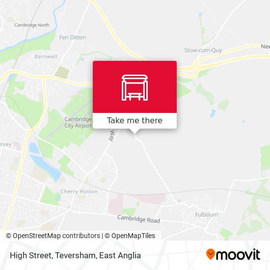 High Street, Teversham map