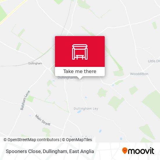 Spooners Close, Dullingham map