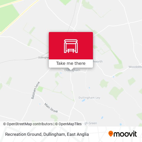 Recreation Ground, Dullingham map