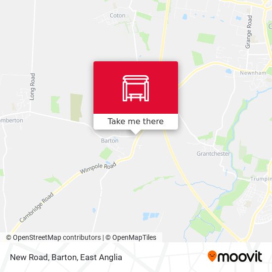 New Road, Barton map