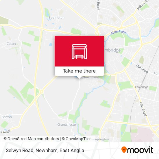 Selwyn Road, Newnham map