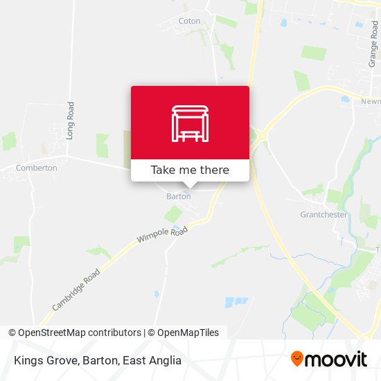 Kings Grove, Barton map
