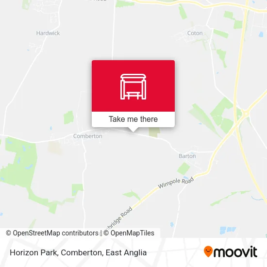 Horizon Park, Comberton map