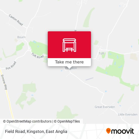 Field Road, Kingston map