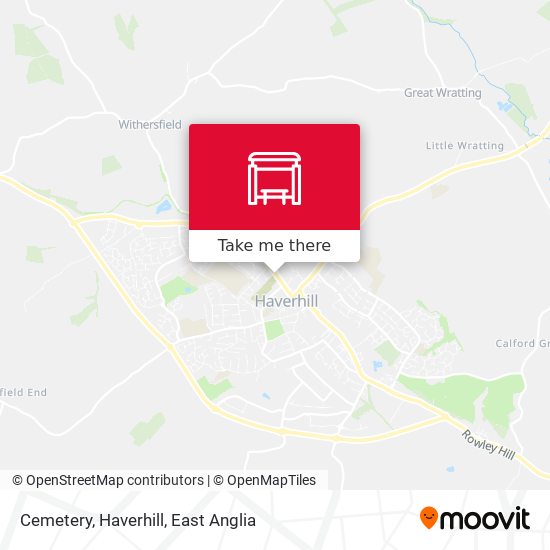 Cemetery, Haverhill map