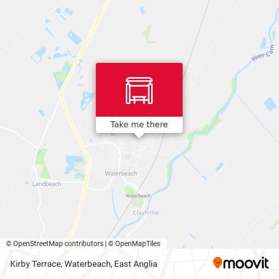 Kirby Terrace, Waterbeach map