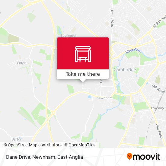 Dane Drive, Newnham map