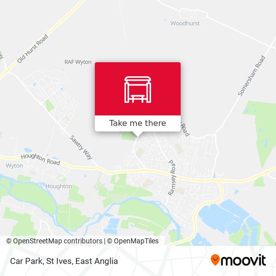 Car Park, St Ives map