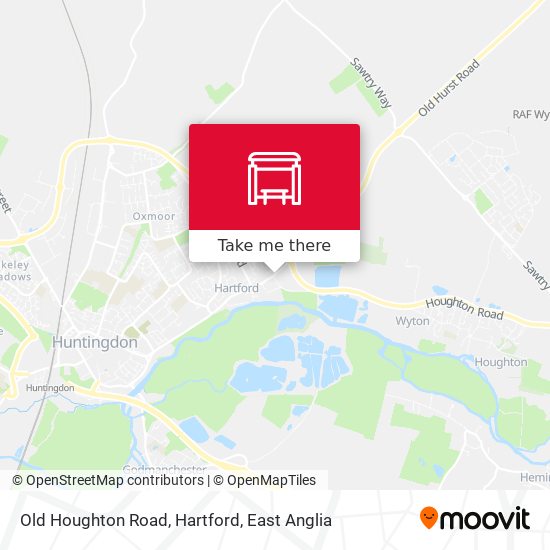 Old Houghton Road, Hartford map