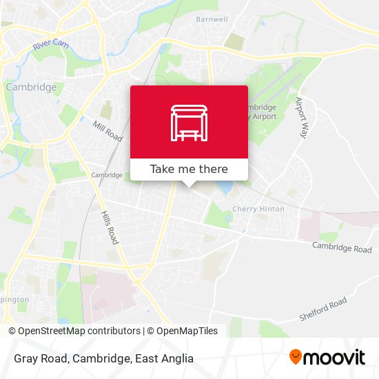Gray Road, Cambridge map