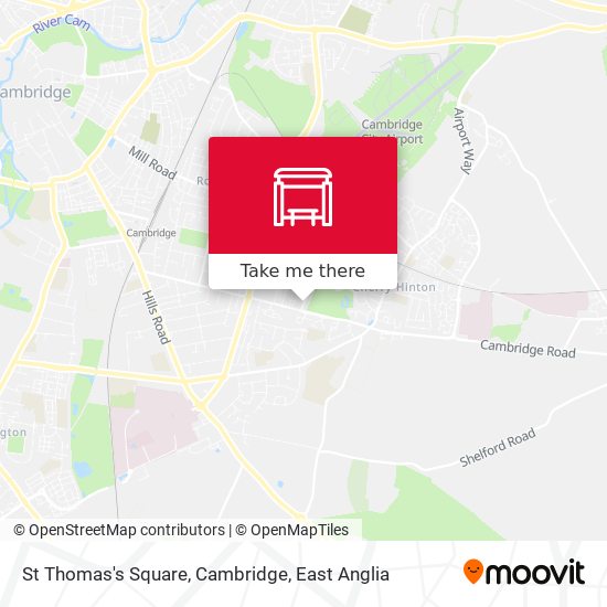 St Thomas's Square, Cambridge map