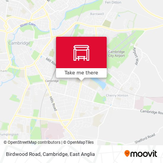 Birdwood Road, Cambridge map