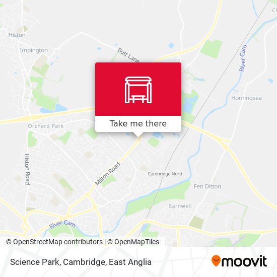 Science Park, Cambridge map