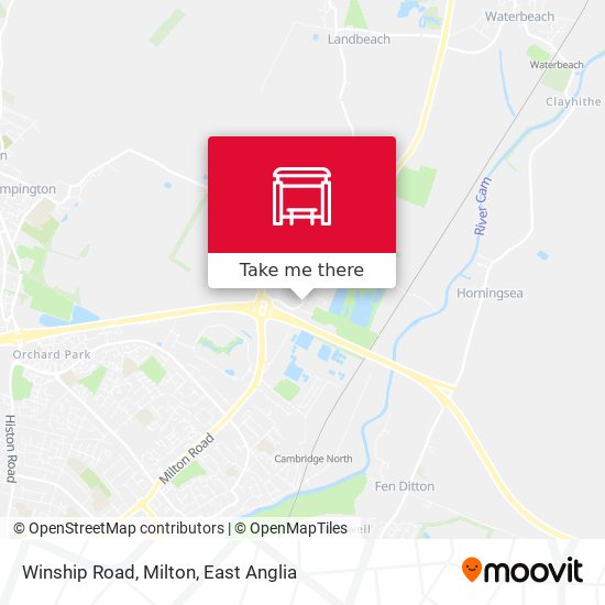 Winship Road, Milton map