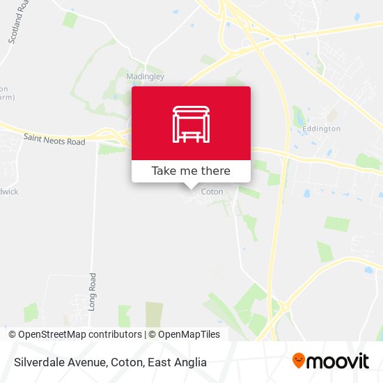 Silverdale Avenue, Coton map