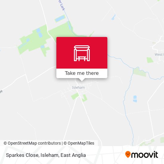 Sparkes Close, Isleham map