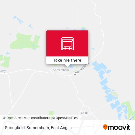 Springfield, Somersham map
