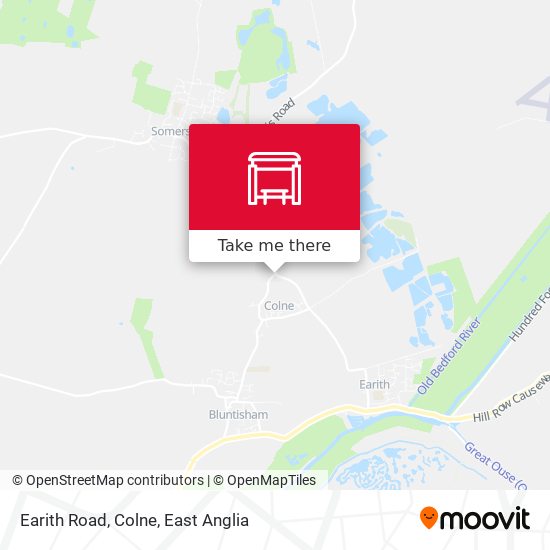 Earith Road, Colne map