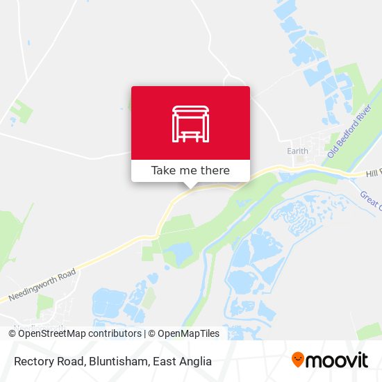 Rectory Road, Bluntisham map