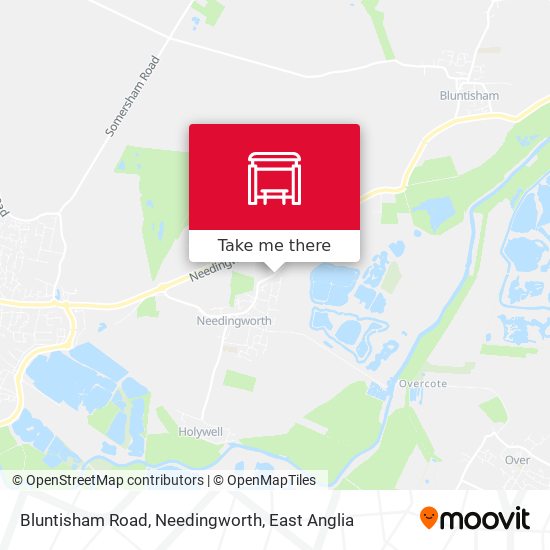 Bluntisham Road, Needingworth map