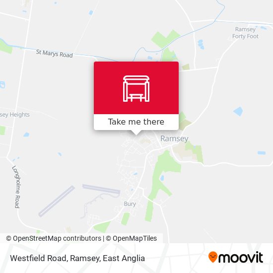 Westfield Road, Ramsey map