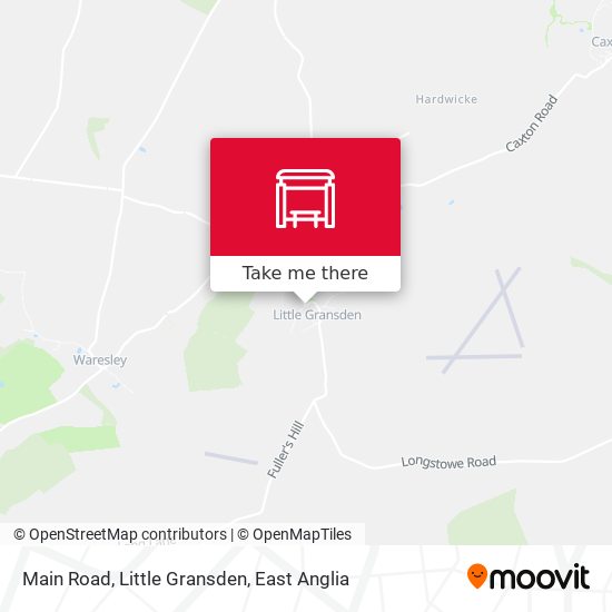 Main Road, Little Gransden map