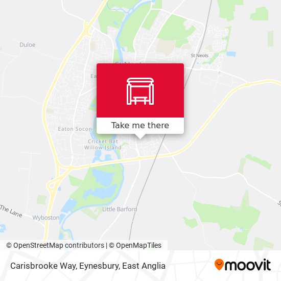 Carisbrooke Way, Eynesbury map