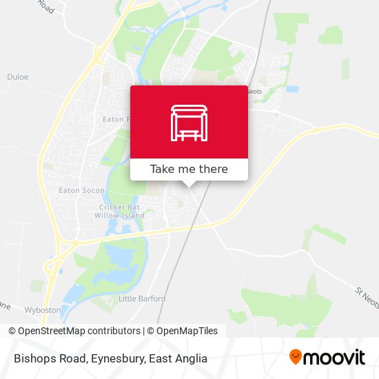 Bishops Road, Eynesbury map