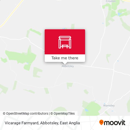 Vicarage Farmyard, Abbotsley map