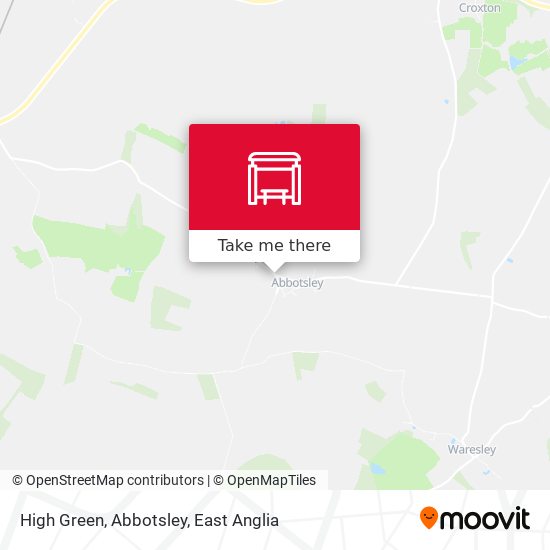 High Green, Abbotsley map