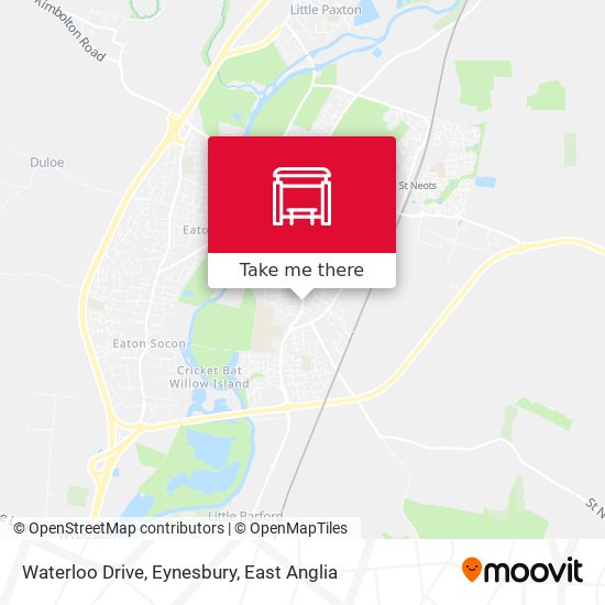 Waterloo Drive, Eynesbury map