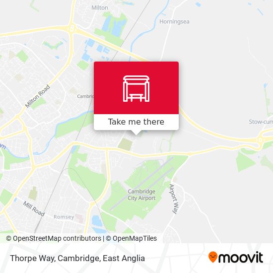 Thorpe Way, Cambridge map