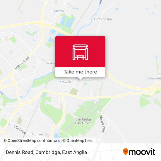 Dennis Road, Cambridge map