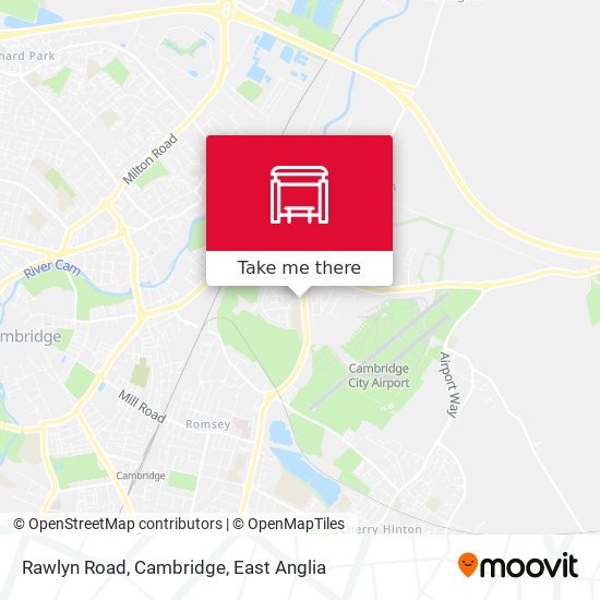Rawlyn Road, Cambridge map