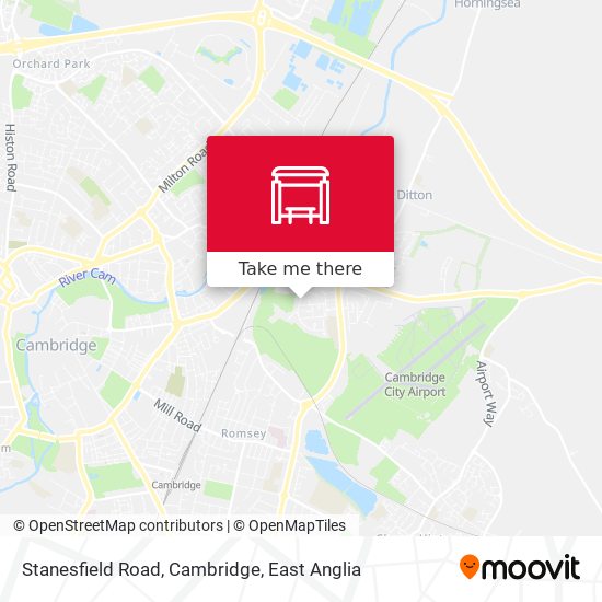 Stanesfield Road, Cambridge map