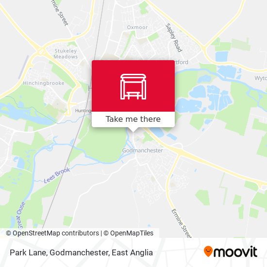 Park Lane, Godmanchester map