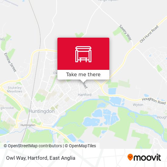 Owl Way, Hartford map