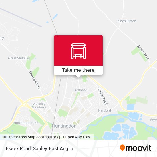 Essex Road, Sapley map