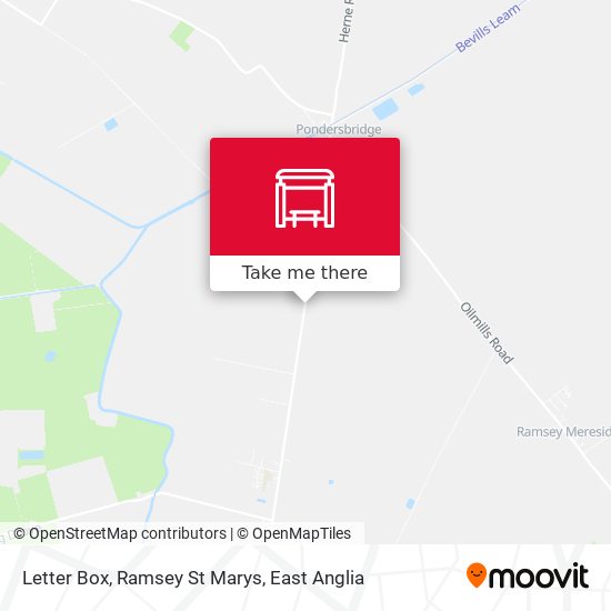 Letter Box, Ramsey St Marys map